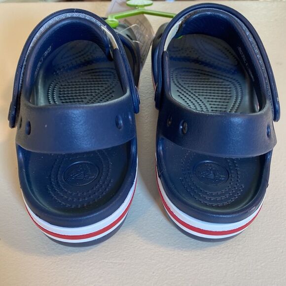 Crocs  Bayaband Clog Sandals Blue Size 3 - Picture 3 of 8